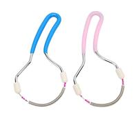 Tbest Informe Heredero Femenino Frontal Frontal Opuesto para Labio de Labio - Luz Compacta Portátil Use Azul Rosa