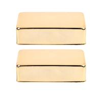 Tbest Instrumentos Musicales 2 Piezas Elecc Guitar Pip Cover Tipo Cerrado Sed Humer Doble Bobina Pip B Caja Sier Performance Aries (GOLD)