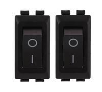 Tbest Interruptor Basculante de 2 Posiciones ON OFF 16A 125/250V, Interruptor de Palanca PA66 para Instrumentos Automotrices de Barcos, Eléctrico Retardante de Llama con 10000 Ciclos