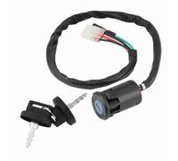 Tbest Interruptor de Encendido, Perilla de Arranque Mecánica e Interruptor Maestro Tipo Inserto para Control de Circuito, con Cable de 55 Cm para ATV TRX400EX 1999-2004