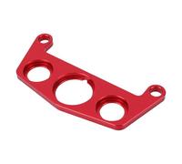 Tbest Interruptor de Llave y Soporte de Luz Indicadora, Abrazadera de Manillar Reemplazo de Interruptor de Llave y Soporte de Luz Indicadora para Abrazaderas de Manillar Pro Taper (rojo)