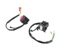 Tbest Interruptor de Manillar de Motocicleta para Manillares de 7/8 "impermeable 12 V con Interruptor de Apagado del Motor de Arranque Eléctrico Señal de de Bocina de