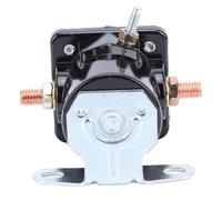 Tbest INTERRUPTOR DE RELÉ DE SOLENOIDE DE ARRANQUE DE 3 TERMINALES UNIVERSAL 6V CONTACTOS DE BOTÓN INTEGRADOS DE METAL DURADERO PARA TRACTORES 8N 9N COCHES CLÁSICOS MOTOCICLETAS