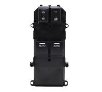 Tbest Interruptor de Ventana Eléctrica Lado del Conductor Delantero Izquierdo 35760 TE0 Plástico de Ingeniería ABS de Alta Resistencia Elevador de Control Maestro Negro para Automóvil