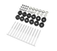 Tbest Juego de 12 Tornillos para Trampolín de Acero Galvanizado, Resistentes, Largos, para Mayor Estabilidad y Seguridad en Varios Modelos de Trampolín