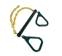 Tbest Juego de Barra de Trapecio, 28.7 Pulgadas de Largo | Acero duradero con recubrimiento en polvo, Fácil de instalar, Adecuado para gimnasio, patio trasero y área de juegos,