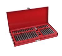 Tbest Juego de Brocas de Impacto de 40 Piezas, Brocas Estriadas Hexagonales CRV Profesionales con Caja de Almacenamiento para Reparación del Hogar