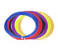 Tbest Juego de Cuerdas de bádminton 2pcs, 10 m de Nylon Bandas de Raqueta de bádminton de Alta flexibilidad Línea de Cuerdas Gimnasio Accesorio de Entrenamiento Deportivo(Verde Fluorescente)