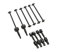 Tbest Juego de Eje de Transmisión CVD para Coche de Control Remoto, Copa de Eje de Rueda de Hueso de Perro de Metal para 144001 124018 124019, Piezas de Mejora de Alto Rendimiento