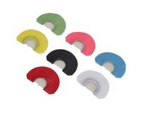 Tbest Juego de Llamada de Boca de Diafragma de Pavo: Sonidos de Bocina y Engullido, 7 Colores Vibrantes, Construcción de Hierro/Tela/plástico, Compacto y Portátil para Caza