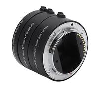 Tbest Juego de Tubos de Extensión Macro de Enfoque Automático Anillos Adaptadores de Aleación de Aluminio de 10 Mm 16 Mm 21 Mm para Lentes con Montura E Entusiastas de la Fotografía