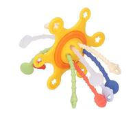 Tbest Juguete de Cuerda para Tirar, Desarrollo del Cerebro, Habilidad Motora Fina Interactiva, Cuerda de Tracción de Silicona Colorida, Juguete Sensorial, de Tracción, de de Sensorial Seguro, Hecho