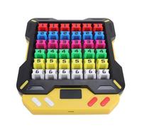 Tbest Juguete de Entrenamiento Cerebral Inteligente, Juego de Rompecabezas de 6x6 Sudoku con 36 Piezas de Carga USB, Juguete Educativo Lógico Portátil para Adultos para Niños, Herramienta de Doble