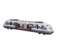 Tbest Juguete de Tren de Aleación para Niños, Tiempo de Juego (White) | Aleación duradera, educativa, mejora las habilidades cognitivas, secciones de tren conectables, diseño vívido