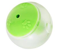 Tbest Juguete para Perros TPR Dispensador de Alimentos Masticable para Cachorros Dentición Alivio de la Ansiedad Entrenamiento Cerebral Interactivo Juego en Interiores Azul (Green)