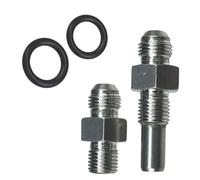 Tbest Kit Adaptador de Enfriador de Transmisión 6AN 9/16-18, Anillo de Sello Roscado con Ajuste Directo para 4L80E 4L85E LS1 LM7 LQ4 LQ9 LS6 LR4 L59 LS2 LS3