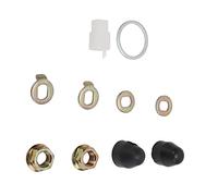 Tbest Kit de arandelas de acero para motor de cubo de bicicleta M14, tuercas de motor de cubo de bicicleta E, arandelas de seguridad para bicicleta, tuercas de bloqueo de rueda con eje de 14 mm para