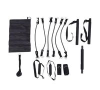 Tbest Kit de Barra de Pilates, Bandas de Resistencia Ajustables de 20, 30 y 40 Libras con Bolsa de Almacenamiento, para Entrenamiento de Estiramiento de Pilates y Fitness en Casa