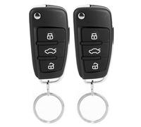 Tbest Kit de Bloqueo Central del de Alarma para Automóvil con Control Remoto de Entrada sin Llave Universal de 3 Botones Compatible con la Mayoría de los Vehículos