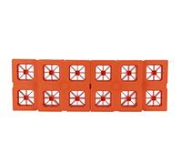 Tbest Kit de Bloques de Nivelación de 5 Piezas, Almohadillas Antideslizantes Entrelazadas con Correa para Autocaravanas, Remolques, Ailer, Bloque de Nivelación de un Solo 8,5 Pulgadas. 8, el Tamaño