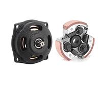 Tbest Kit de Caja de Cambios con Almohadilla de Tambor de Embrague de 6 Dientes, Pieza de Repuesto Duradera de Aleación de Aluminio de para Bicicleta de Bolsillo de 4 ATV, Dirt Mini