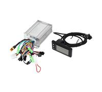 Tbest Kit de Controlador sin Escobillas para Motor de Bicicleta Eléctrica de 36 V, 48 V, 60 con Panel de Pantalla LCD Transparente, 350 W, 450 W para Scooter ABS Duradero y Material