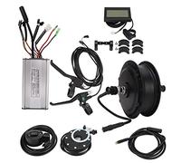 Tbest KIT DE CONVERSIÓN DE RUEDA DELANTERA PARA BICICLETA ELÉCTRICA 48V 500W MOTOR DELANTERO LCD3 SENSOR DE ASISTENCIA DE POTENCIA (Para radios de llanta de 26 pulgadas)