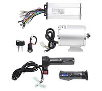 Tbest Kit de Conversión de Scooter Eléctrico de 2000 W 48 V, Motor sin Escobillas con Controlador Acelerador de 3 Velocidades, Aleación de Aluminio, para Scooter, Bicicleta, de Motor