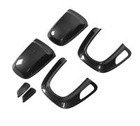 Tbest Kit de Cubierta de Panel de Reposacabezas para Clase C 2022, Fibra de Carbono, OEM, Fácil de Instalar, Decoración Interior de Coche, 6 uds.