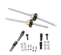 Tbest Kit de Diferencial de Eje de Puente de Engranaje de Eje de Transmisión de Metal para Coche WPL C14 C24 C34 C44 B14 B16 B24 B36 1/16 RC - Pieza de Actualización de Aleación de Aluminio