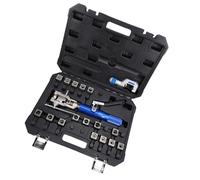 Tbest Kit de Herramientas de Abocardado Hidráulico Abocardadores Dobles Simples para Líneas de Enfriamiento de Transmisión de Frenos de con e 45° Operaciones Rápidas