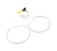 Tbest Kit de Lámpara de Ojos de ángel para Faros Delanteros de Coche LED | Fácil Instalación, sin Corte de Cables, Mejora la Estética, 6 Veces Más Brillante que el Original, bajo Consumo, Más de