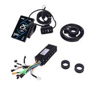 Tbest Kit de Modificación de Bicicleta Eléctrica, Controlador de Onda Sinusoidal, Pantalla LCD, Acelerador de Pulgar para Entusiastas del Bricolaje