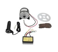 Tbest Kit de Motor de Bicicleta Eléctrica de Alta Velocidad 12V 250W 2750RPM Engranaje con Controlador para Scooter Motocicleta Bicicleta Aleación de Aluminio