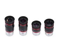 Tbest Kit de Ocular FMC de ángulo Ultraancho de 1,25 Pulgadas y 68° de 6 Mm, 9 Mm, 15 y 20 para Telescopio Astronómico con Lente Multielemento Filtro Roscado