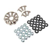 Tbest Kit de pernos, arandelas y tuercas de guardabarros, rosca M6, fijación robusta y duradera para Quad 4 ruedas 50, 90, 110, 125, metal ABS, 16 piezas