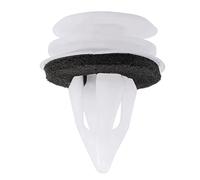 Tbest Kit de Remaches de Retención de Clips de Ajuste del Panel de la Puerta Delantera y Trasera del Interior del Automóvil para Mini Hecho de Plástico de Blanco 20 Piezas 50 Piezas 100 (10 PCS)