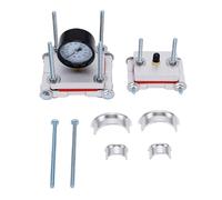 Tbest Kit de Reparación de Abolladuras de Tubos de Escape de 2 Tiempos, Herramienta de Eliminación de Abolladuras de Tubos de Motocicleta, Calibre Integrado de 100 PSI, Instalación