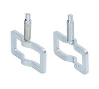 Tbest Kit de Reparación de la Abrazadera del Colector de Escape Reemplazo de Metal Duradero para V8 Truck 2pcs Conjunto Fácil Instalación de Roya Resistente a los Pernos Fix