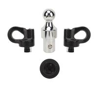 Tbest Kit de Seguridad de Bola de Enganche de Remolque de Cuello de Cisne 60692 Gancho Grande Resorte y de Bloqueo de Pasador de Seguridad de Disco Indicador Visual Material Duradero