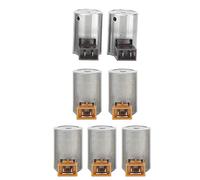 Tbest Kit de Solenoide de de Transmisión de Alta Precisión de Grado Profesional, Juego de 7 Piezas Compatible con 1991 2013 Negro