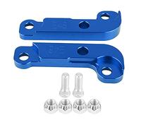 Tbest Kit Gle, Kit de ángulo de Dirección E46, Kit de ángulo E46, Kit de ángulo E36, Kit de Adaptador de Bloqueo de Deriva de Ajuste de Potencia de Aluminio, ángulo de Creciente (Azul)