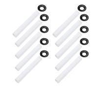 Tbest Kit Silencioso para Puerta de Garaje, Mangas de Bisagra Silenciosas, Eje de Rodillo, Coche RV (10 piezas conjunto)