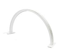 Tbest Lámpara de Belleza Half Moon de 28 Pulgadas, LED de Pie Ajustable, Iluminación Profesional para Salón de Uñas, Pestañas, Tatuajes, Cuidado de la Piel, (Enchufe de la UE)