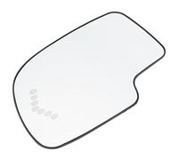 Tbest Lámpara de Señal de Giro LED de Cristal con Espejo Lateral Calefactable de Repuesto para Avalanche 1500 2500 Silverado Suburban Tahoe Yukon Escalade ESV EXT Premium (Izquierda)