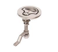 Tbest Leva para Barco de Acero Inoxidable 316, 10 60mm, Marina con Placa Trasera para Yates, Veleros, Embarcaciones Comerciales