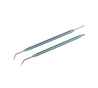 Tbest Levante Seppert de Direation Direation de Acero de Acero con Extensión POW a Page Pour, Herramienta de Separación de Doble Extremo para Maquillaje Diario, Herramientas de Lavado para For Eyes