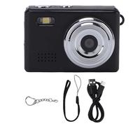 Tbest Llavero Cámara Digital 1080P HD 2MP Cámara de Video Pequeña Portátil con Correa para la Muñeca Batería de Larga Duración para Estudiantes Vida en el Campus Material ABS (Black)