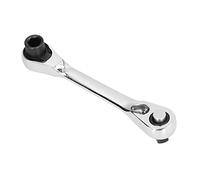 Tbest Llaves de Vaso, Llave de Trinquete Mini, Destornillador Hexagonal Rápido de 1/4 pulg., 72 Dientes, Llave de 2 Usos