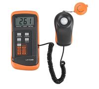Tbest Luxómetro Digital Lx1330B 0-200,000 Medidor de Luz de Alta Precisión con Pantalla LCD Retención de Datos de Puesta a Cero Automática para Pruebas de Iluminación Interior y Exterior